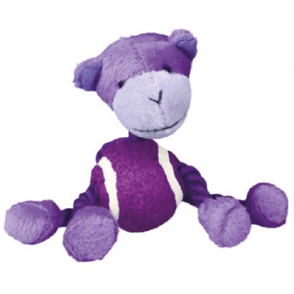 Trixie Animal Figures with Tennis Ball & Rope Toy for Dogs (Assorted)