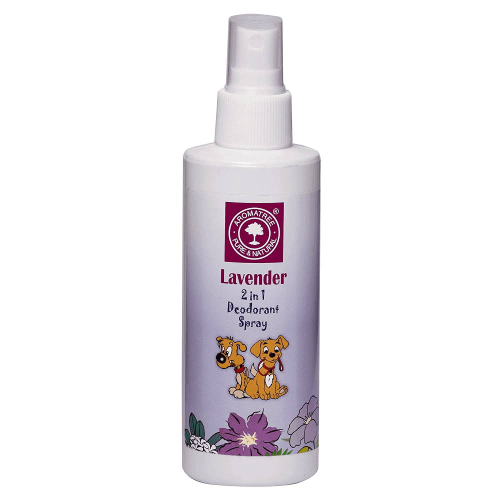 AromaTree Lavender Fragrance 2 in 1 Deodorant Spray for Pets