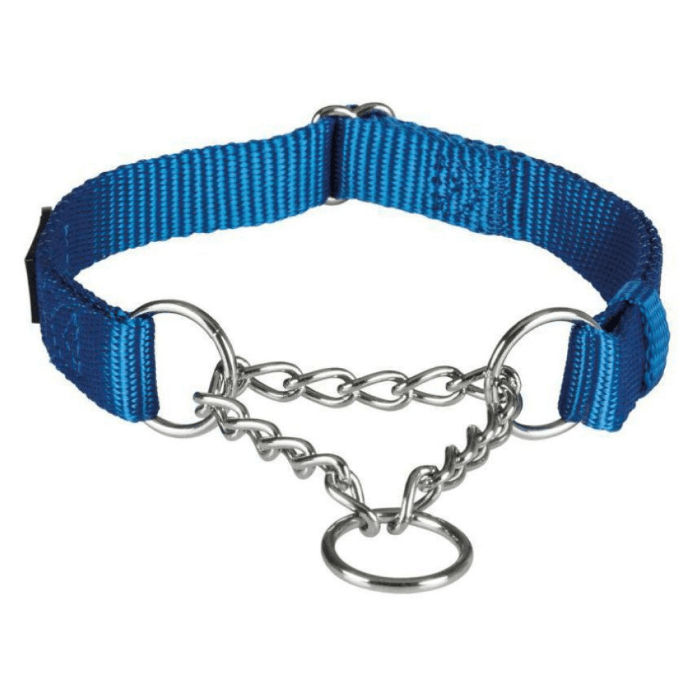Trixie Premium Semi-Choke Collar for Dogs (Royal Blue)