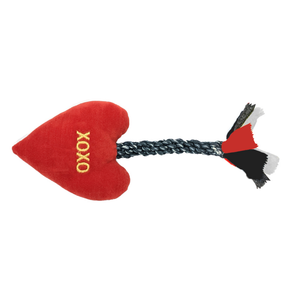 Mutt Of Course Cute Cupid Arrow Toy for Dogs