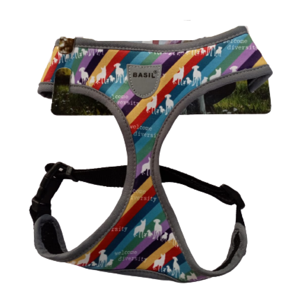 Basil Printed Mesh Adjustable Harness for Dogs (Assorted)