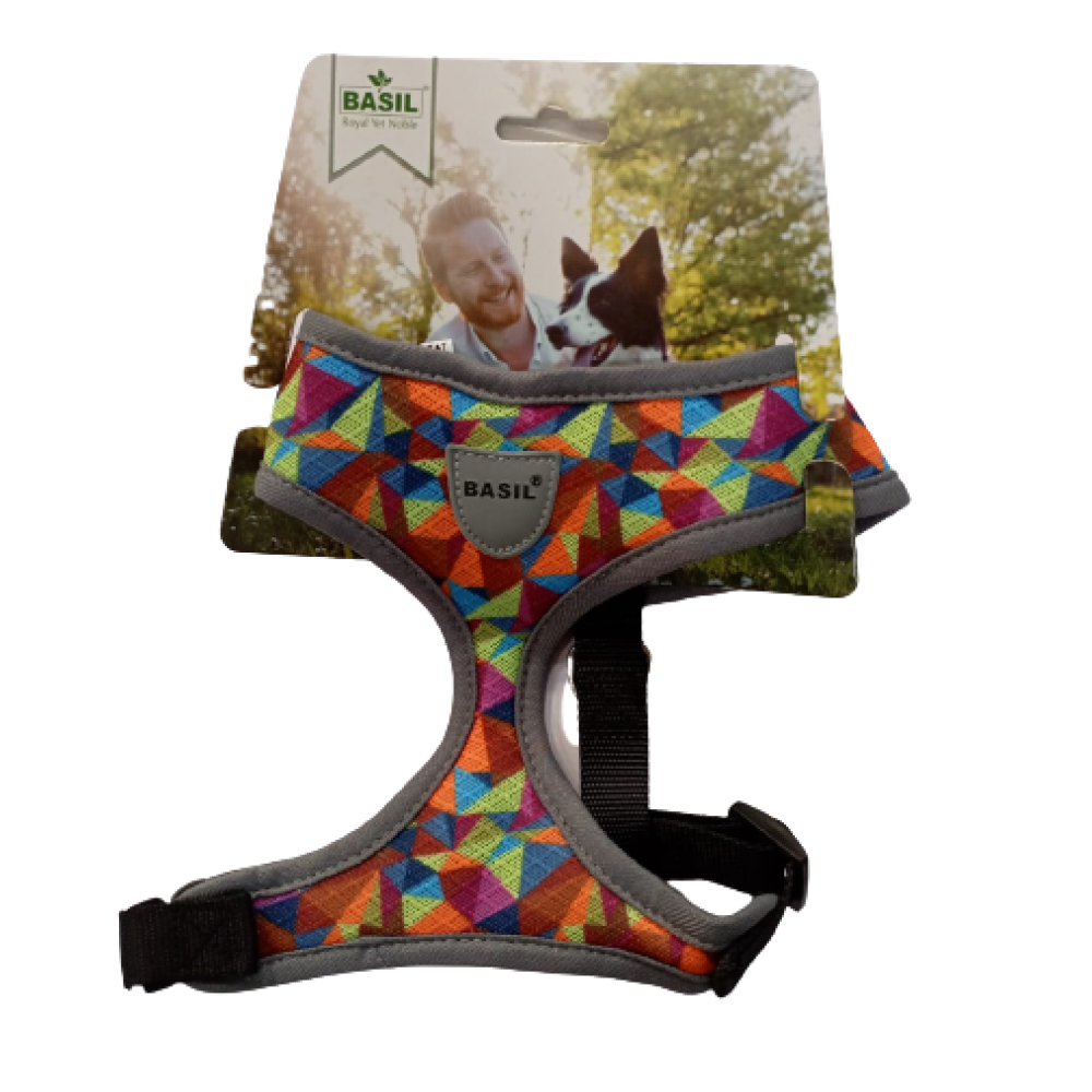 Basil Printed Mesh Adjustable Harness for Dogs (Assorted)