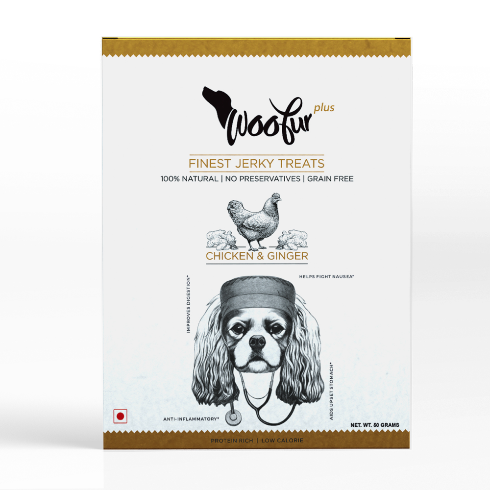 Woofur finest Jerky Chicken & Ginger Dog Treats