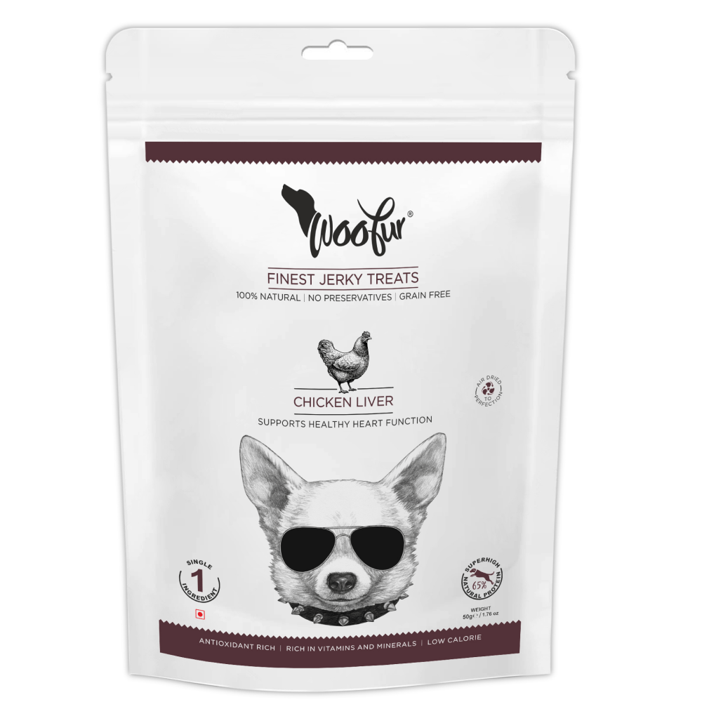Woofur finest Jerky Chicken Liver Dog Treats
