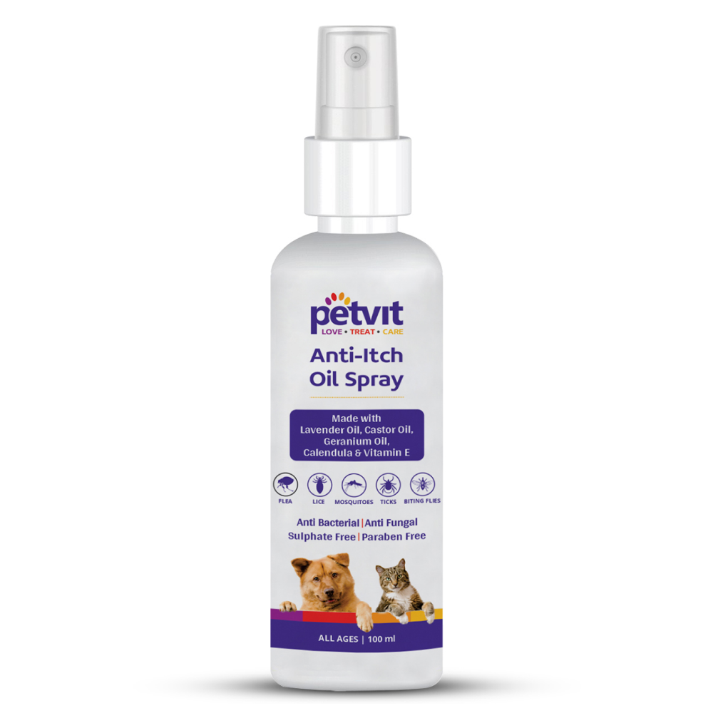 Petvit Anti-Itch Oil Spray for Cats & Dogs