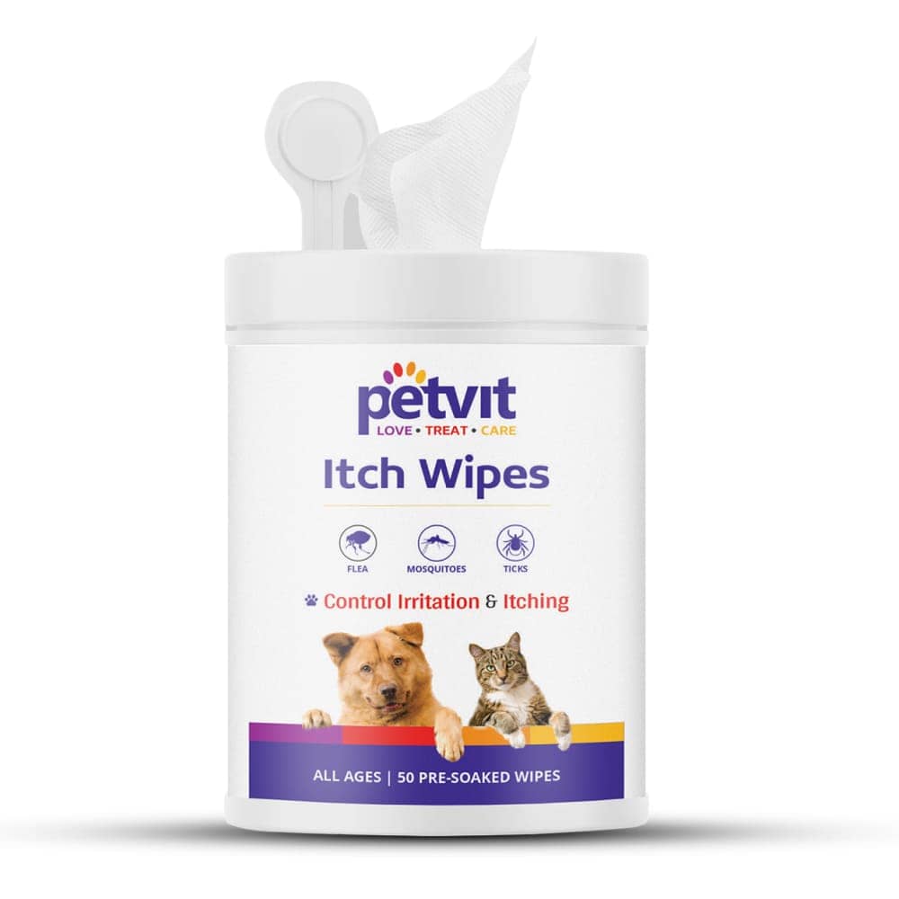 Petvit Itch Wipes for Pets