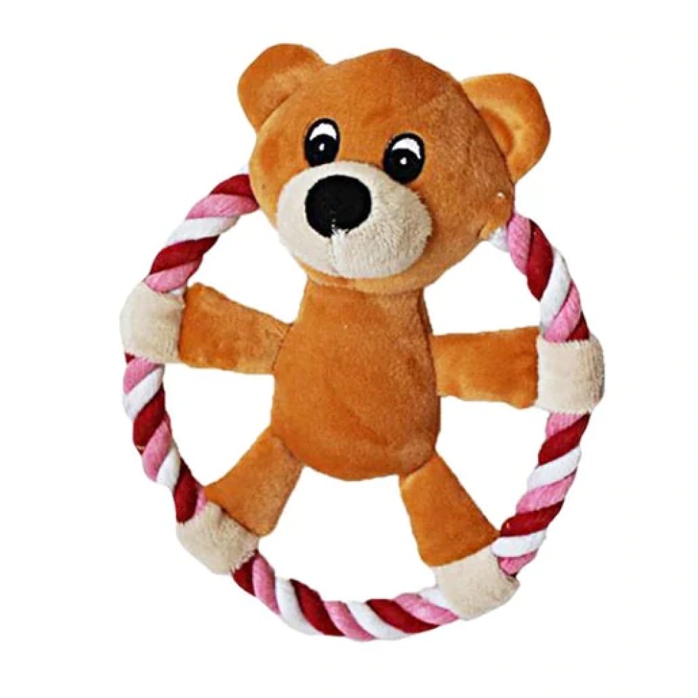 Pawsindia Crazy Frisbee Bear Toy for Dogs