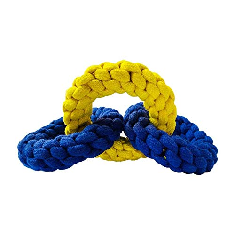 Pawsindia Boromean Rings Rope Toy for Dogs