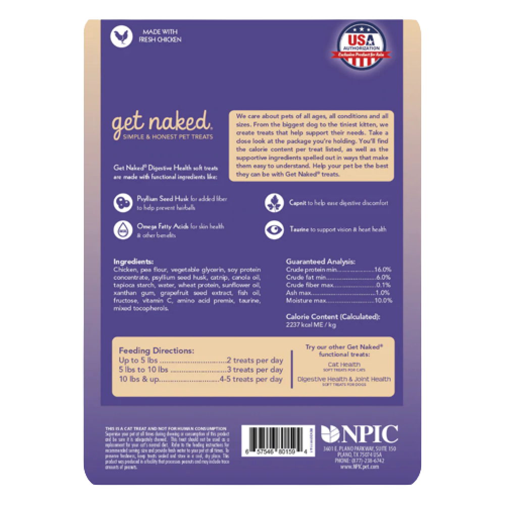 Get Naked Premium Digestive Care Soft Cat Treats