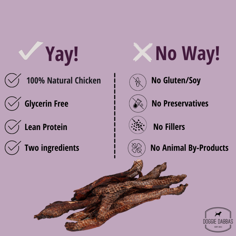 Doggie Dabbas Blueberry Chicken Jerky Dog Treats