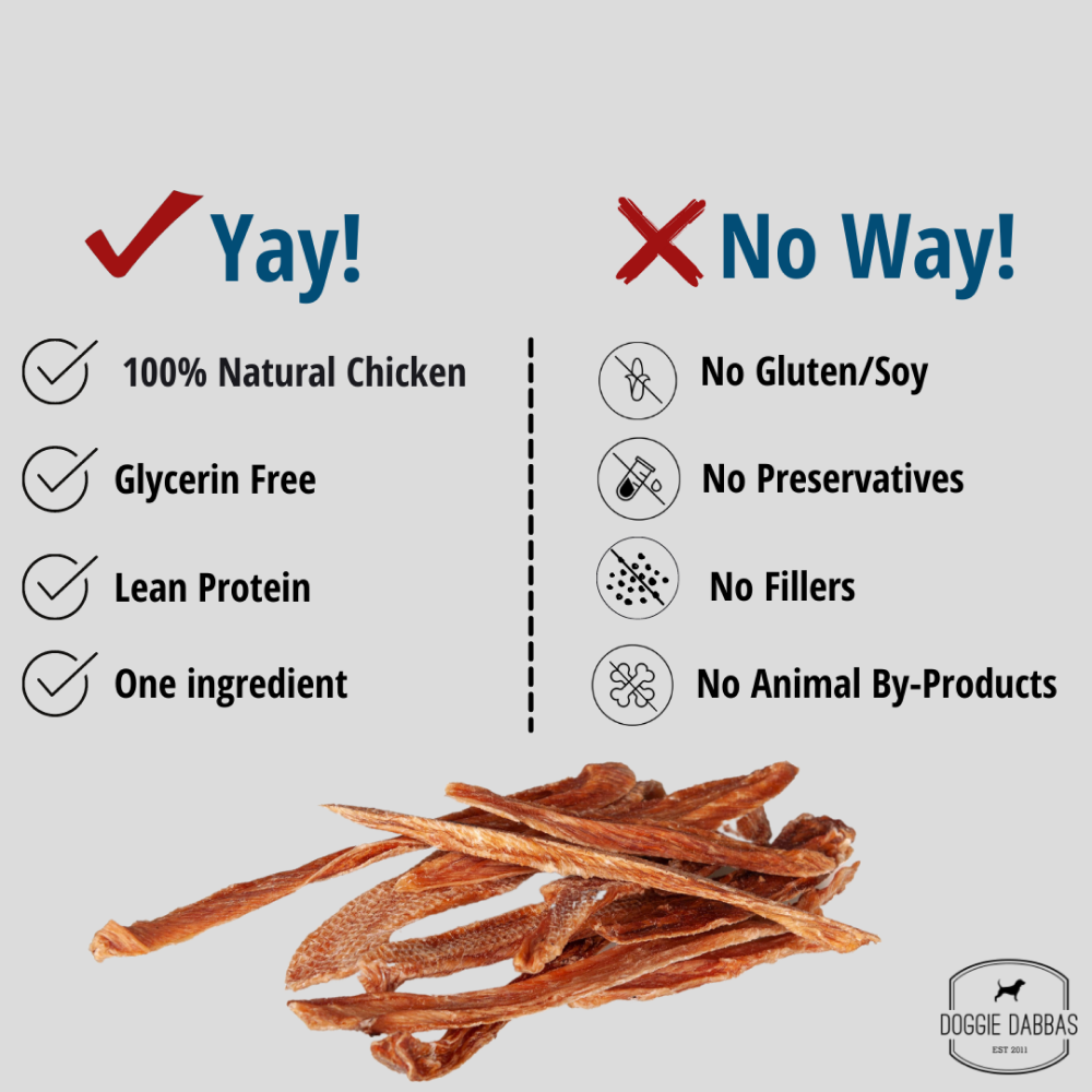 Doggie Dabbas Chicken Jerky Dog Treats