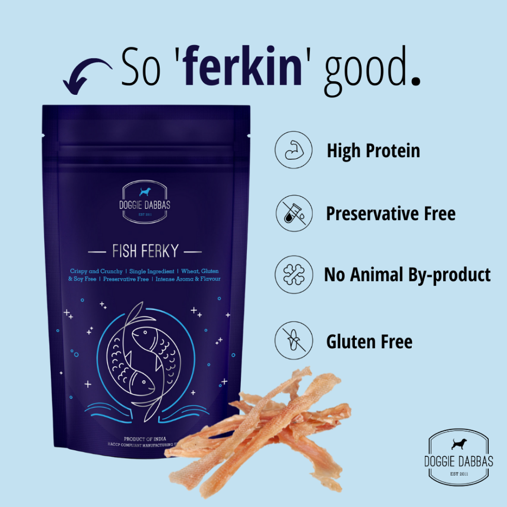 Doggie Dabbas Fish Ferky Dog Treats