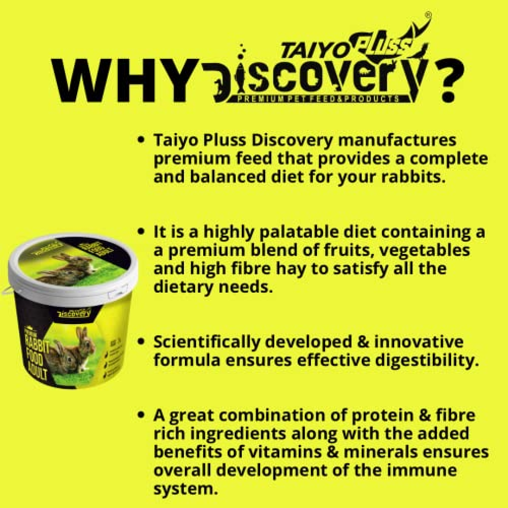 Taiyo Pluss Discovery Premium Adult Rabbit Food