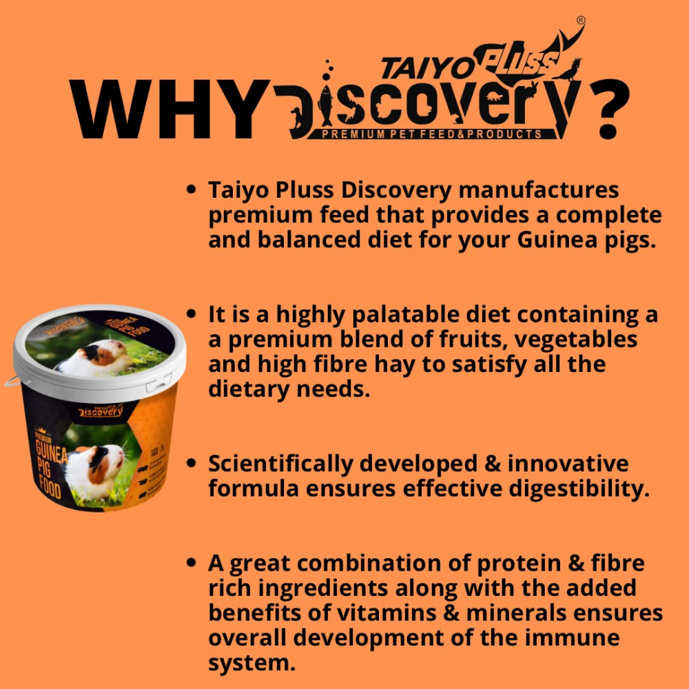 Taiyo Pluss Discovery Premium Guinea Pig Food