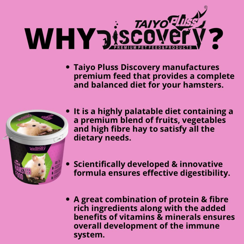 Taiyo Pluss Discovery Premium Hamster Food