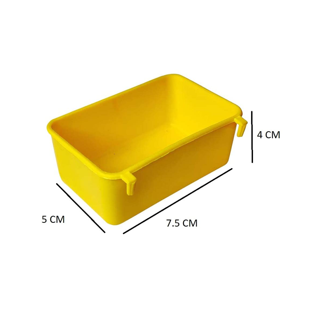 Taiyo Pluss Discovery Square Cup Feeder for Birds