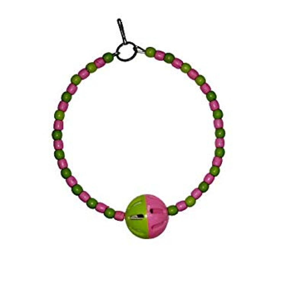 Taiyo Pluss Discovery Ring with Bell Inside Ball Toy for Birds (Assorted)