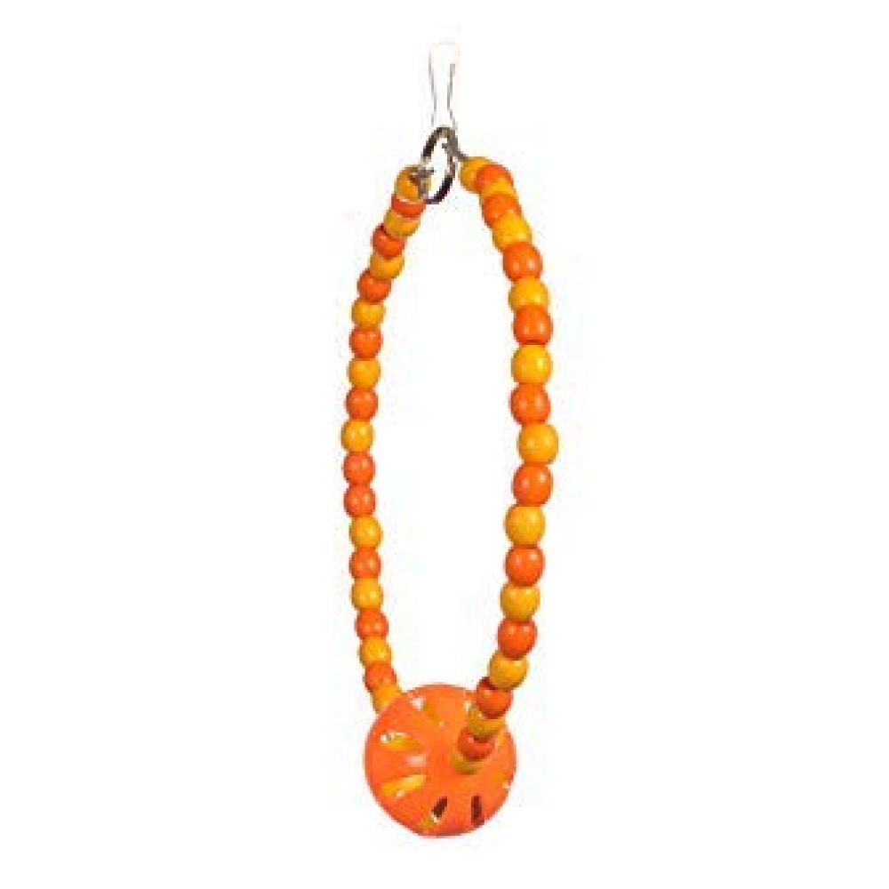 Taiyo Pluss Discovery Ring with Bell Inside Ball Toy for Birds (Assorted)
