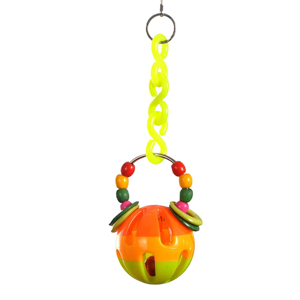 Taiyo Pluss Discovery Rope with Bell Toy for Birds (Assorted)