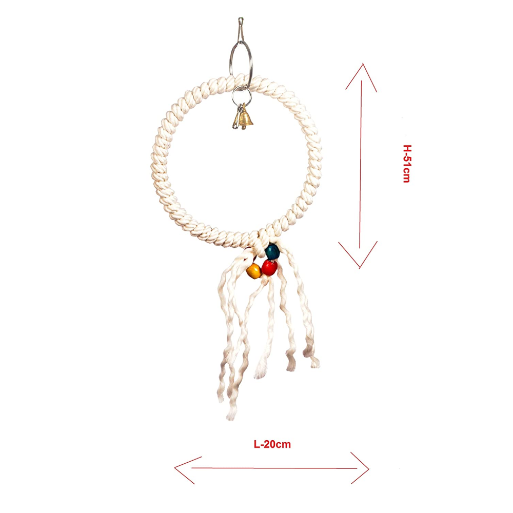 Taiyo Pluss Discovery Rope Circle Toy for Birds