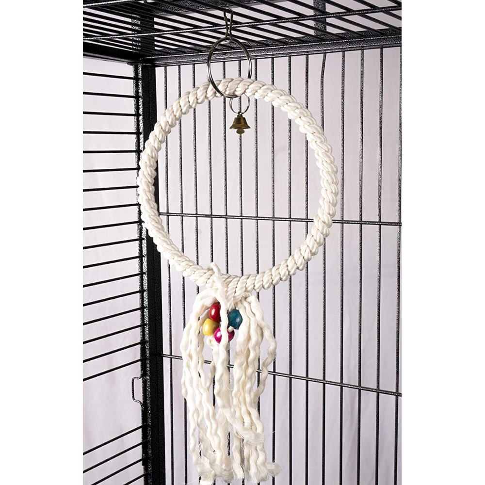 Taiyo Pluss Discovery Rope Circle Toy for Birds