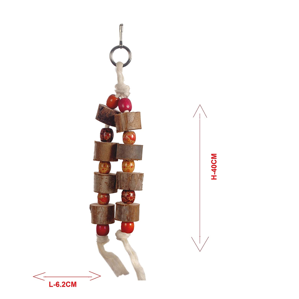 Taiyo Pluss Discovery Handing Rope Toy for Birds (Assorted)