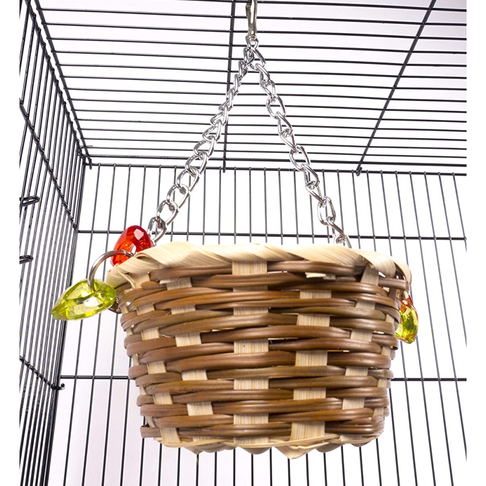 Taiyo Pluss Discovery Basket Toy for Birds
