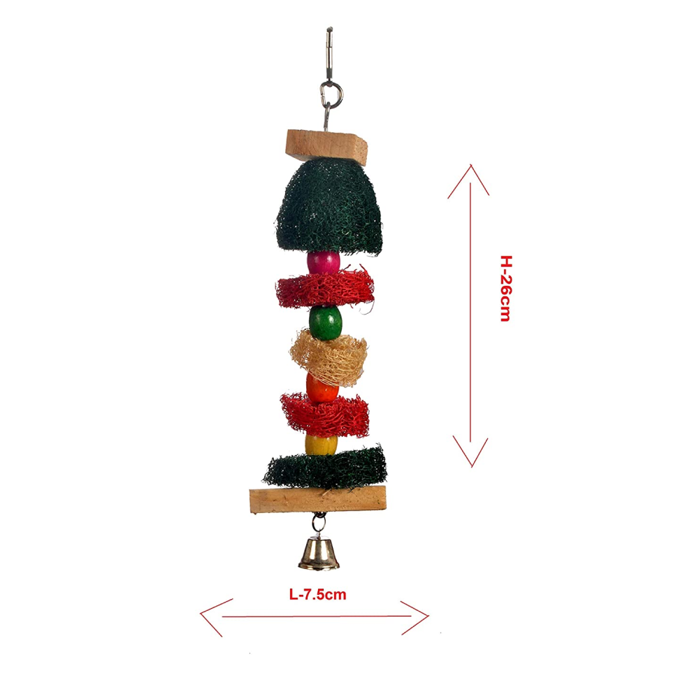 Taiyo Pluss Discovery Braided Rubber Toy for Birds