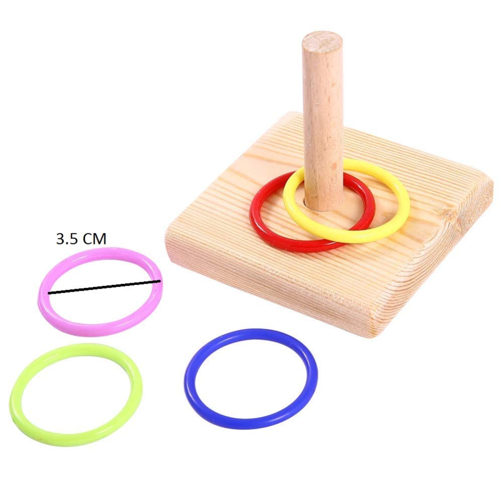 Taiyo Pluss Discovery Post with Rings Toy for Birds (Assorted)