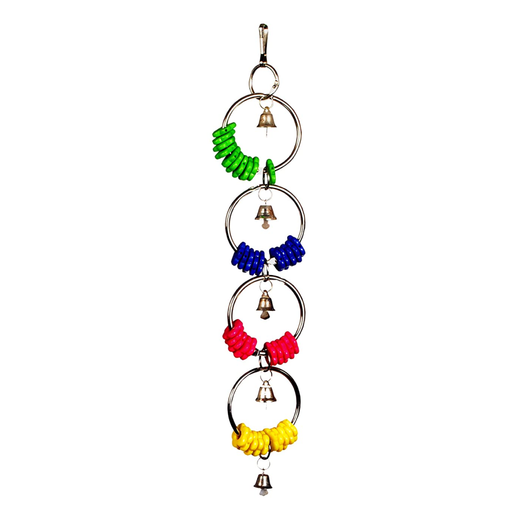 Taiyo Pluss Discovery Metal Rings Toy for Birds (Assorted)