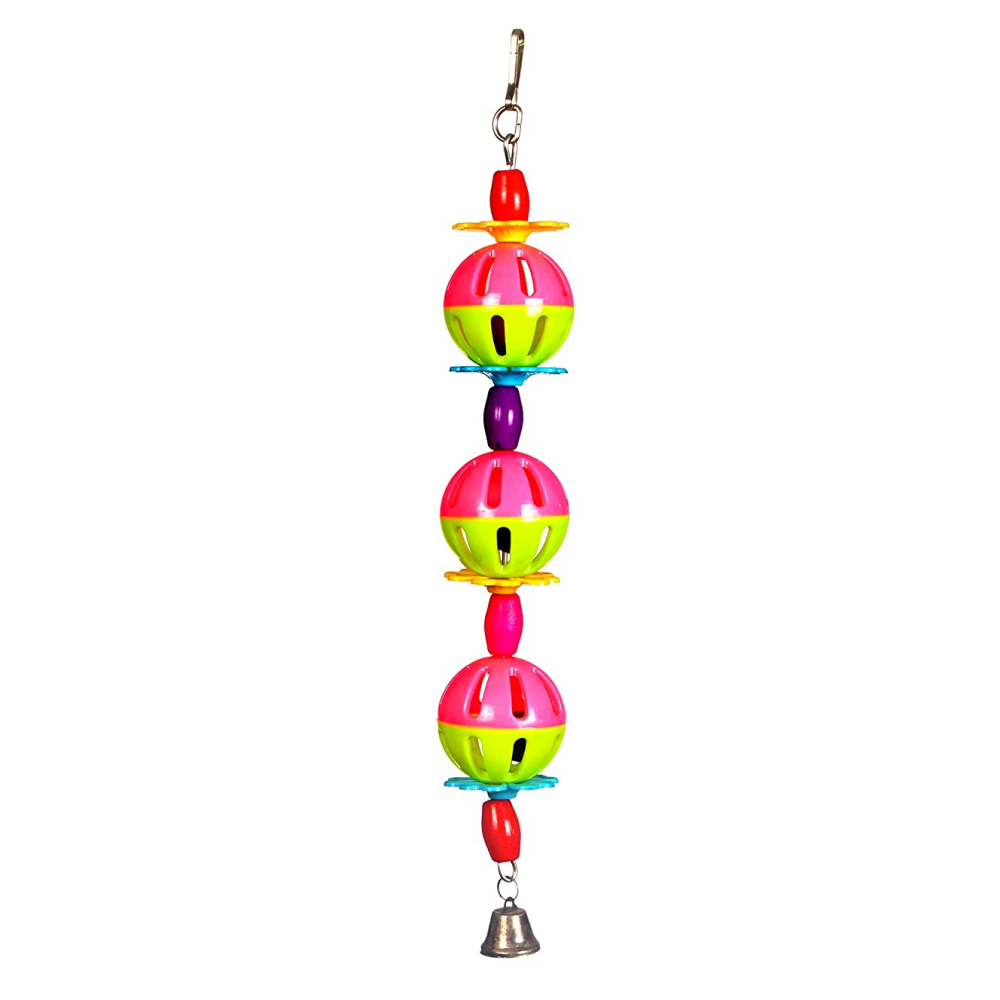 Taiyo Pluss Discovery Multiple Balls with Bells Toy for Birds (Assorted)