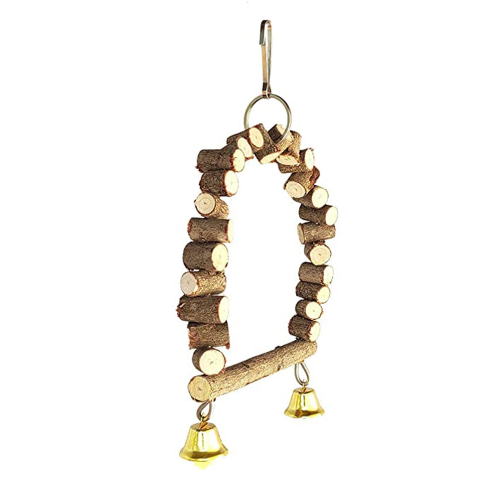 Taiyo Pluss Discovery Wooden Arch Toy for Birds