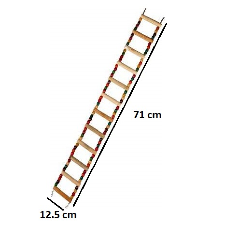 Taiyo Pluss Discovery Multicoloured Ladder Toy for Birds