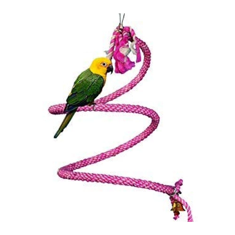 Taiyo Pluss Discovery Coloured Rope Toy for Birds (Assorted)