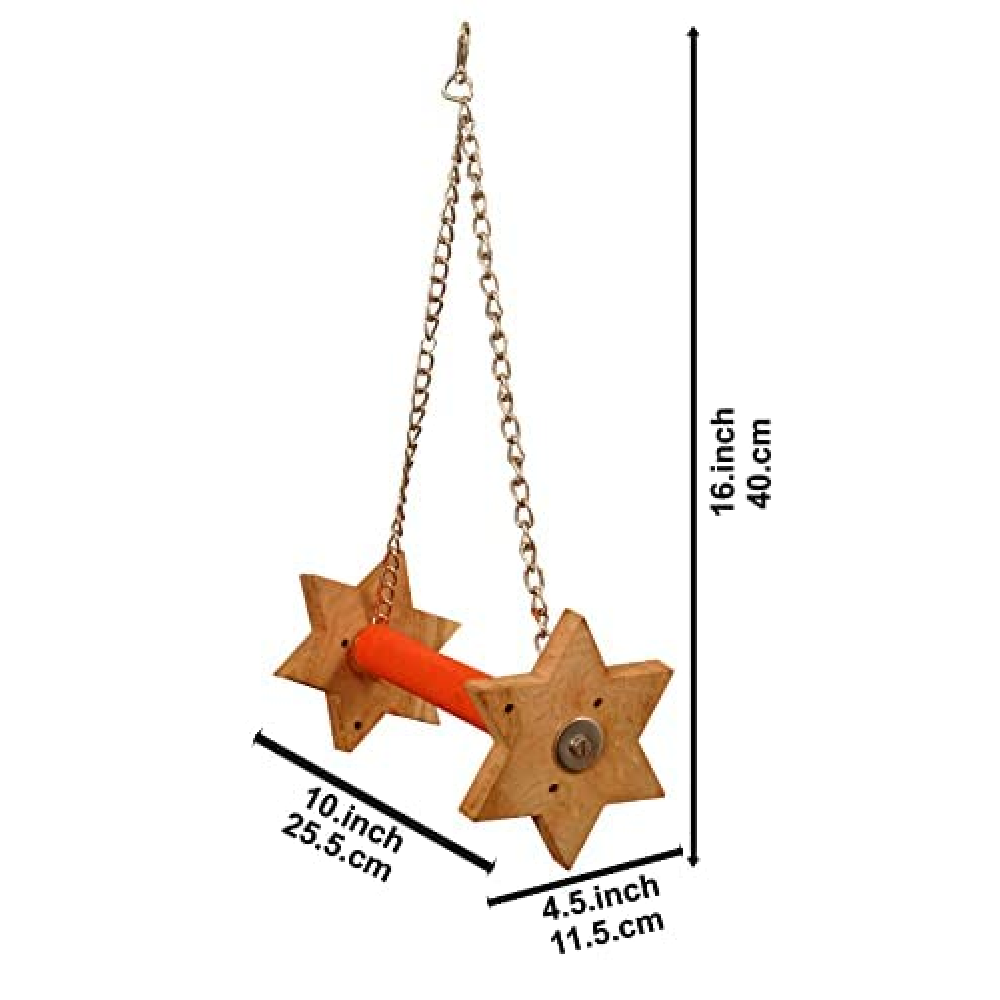Taiyo Pluss Discovery Star Shaped Toy for Birds (Assorted)