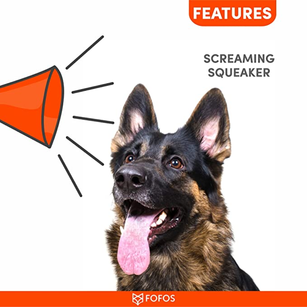 Fofos Vegi-Bites Corn Squeaky Toy for Dogs