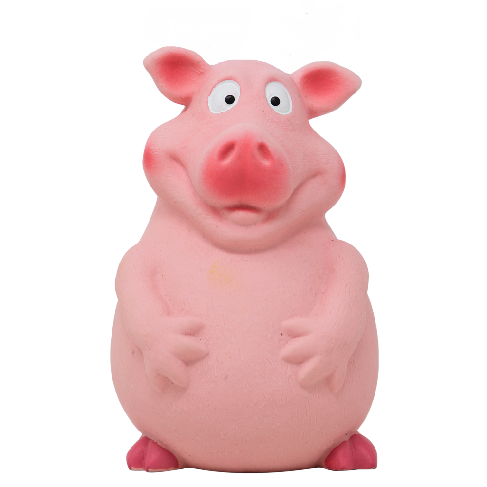 Fofos Latex Bi Pig Toy for Dogs