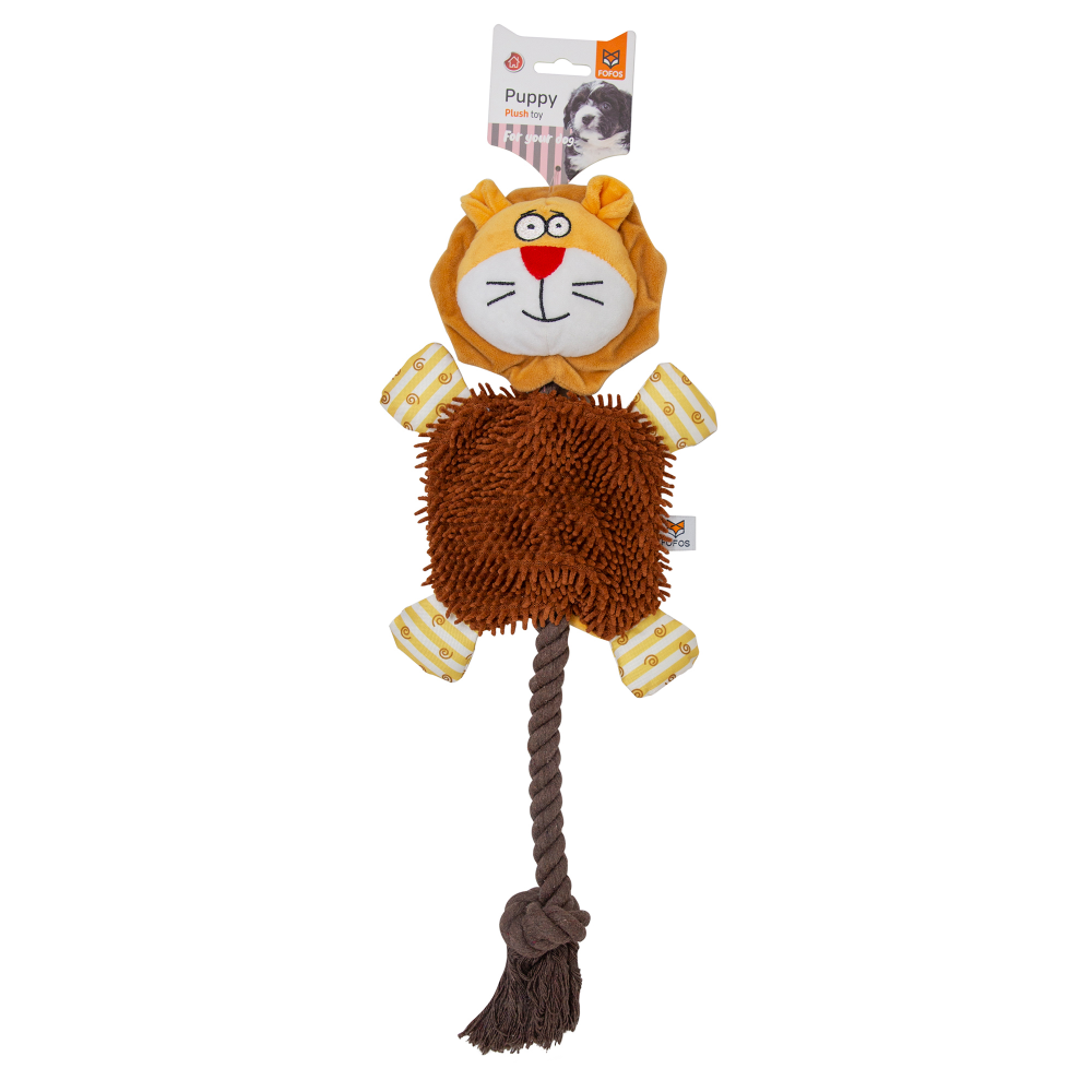Fofos Puppy Rope Lion Toy for Dogs