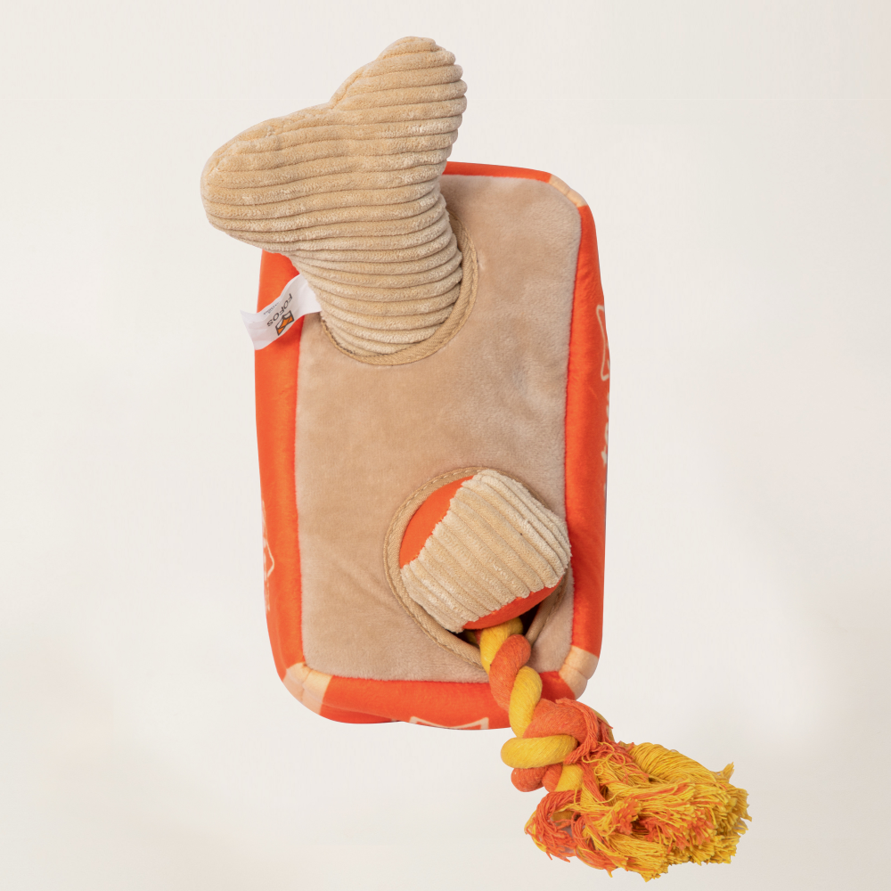 Fofos Hide&Seek Plush 3 in 1 Rope Toy for Dogs