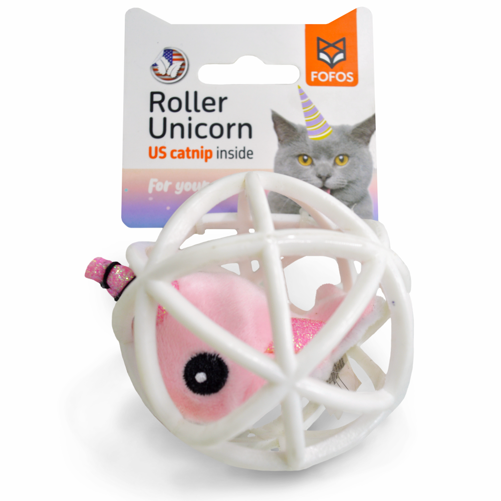 Fofos Unicorn in a Cage Toy for Cats