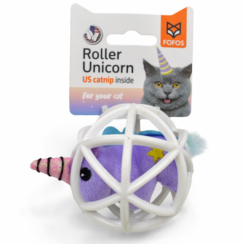 Fofos Unicorn in a Cage Toy for Cats