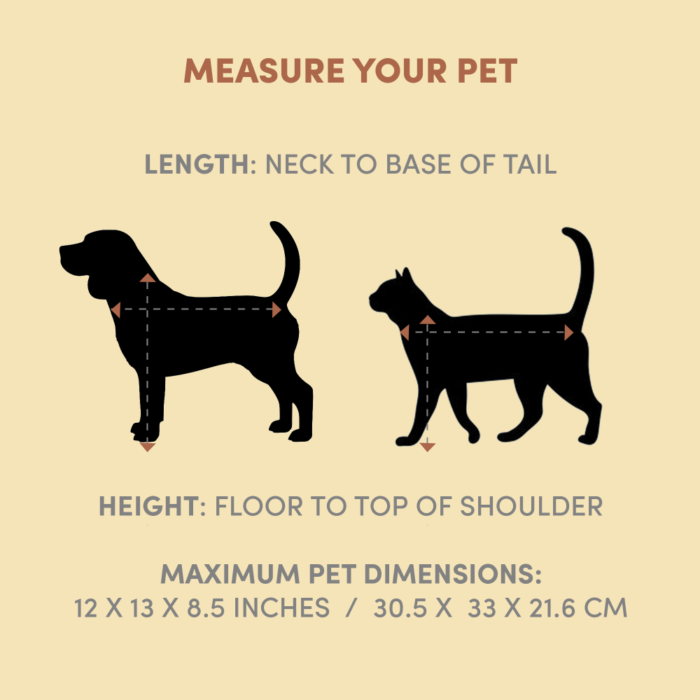 Fofos Expandable Backpack Carrier for Pets