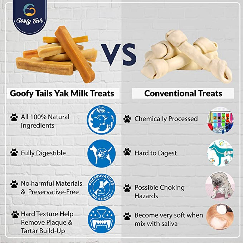 Goofy Tails Himalayan Chew Bars Dog Treats