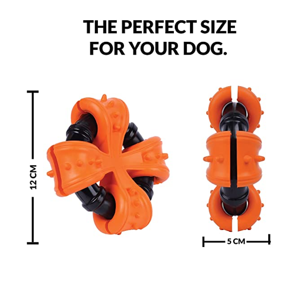 Goofy Tails X Tyre Rubber Toy for Dogs