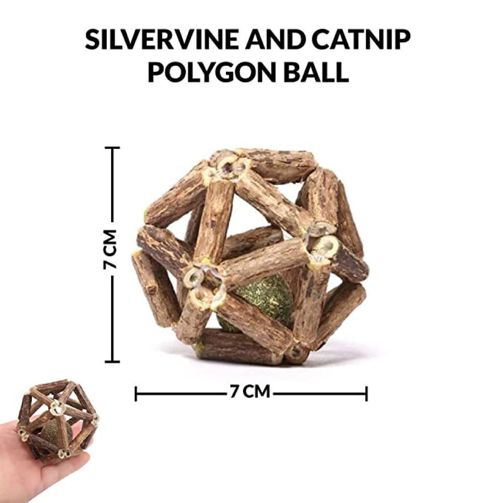 Goofy Tails Silvervine Ball Catnip Toy for Cats