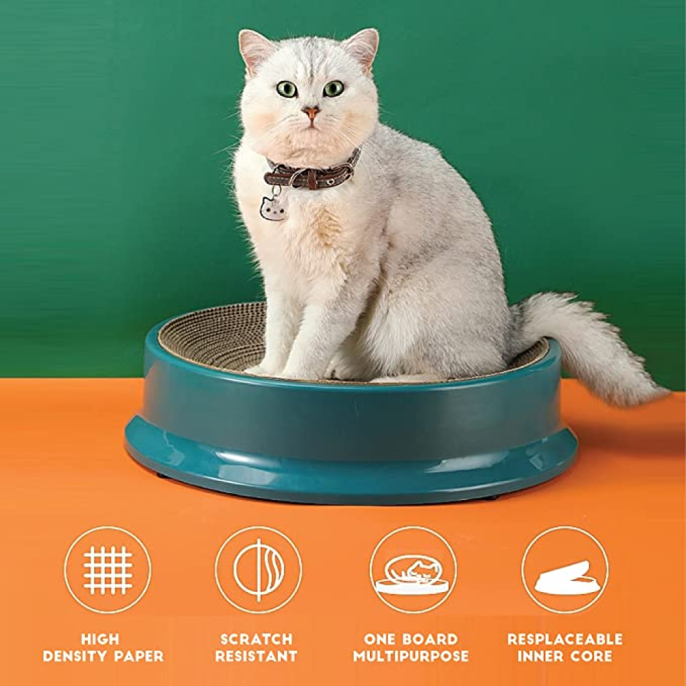Goofy Tails Round Shaped Scratcher for Cats