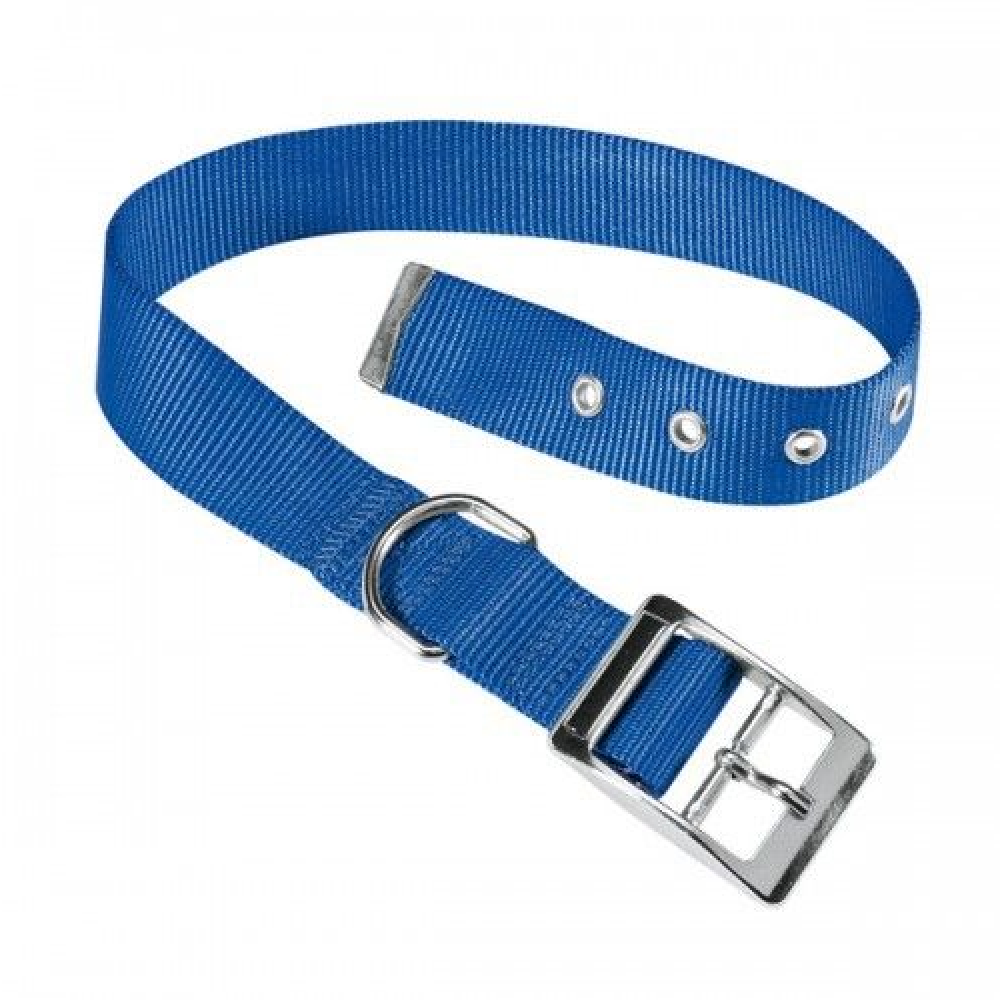 Ferplast Club CF Nylon Collar for Dogs (Blue)