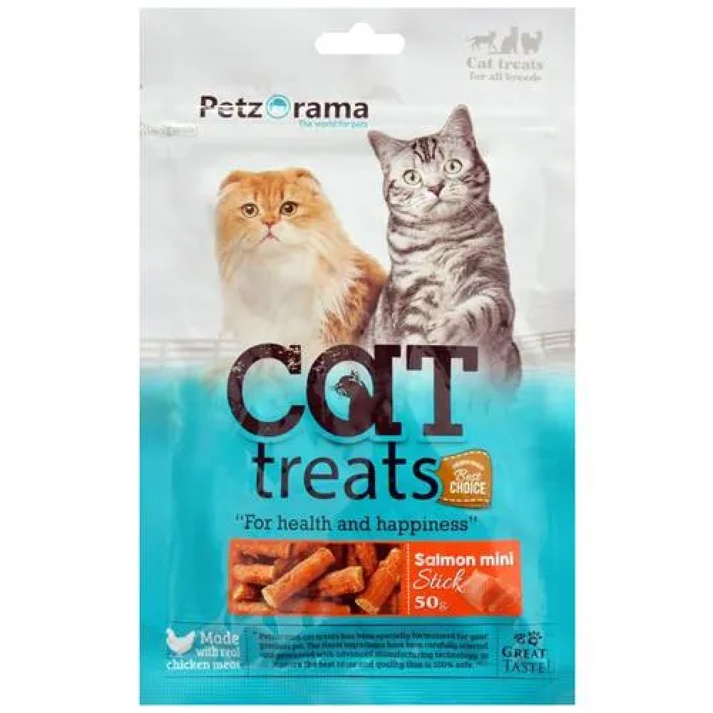 Glenand Petzorama Salmon Mini Sticks Cat Treats