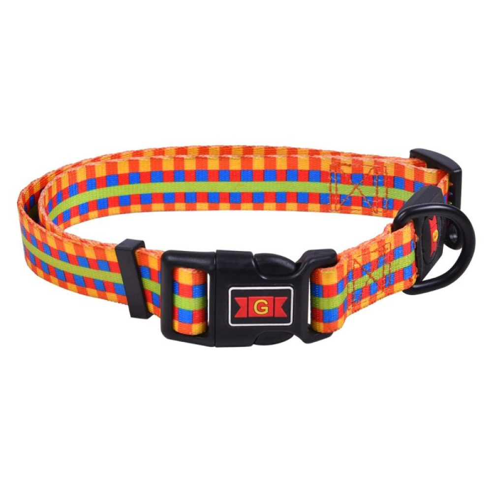 Glenands Check Printed Collar for Dogs