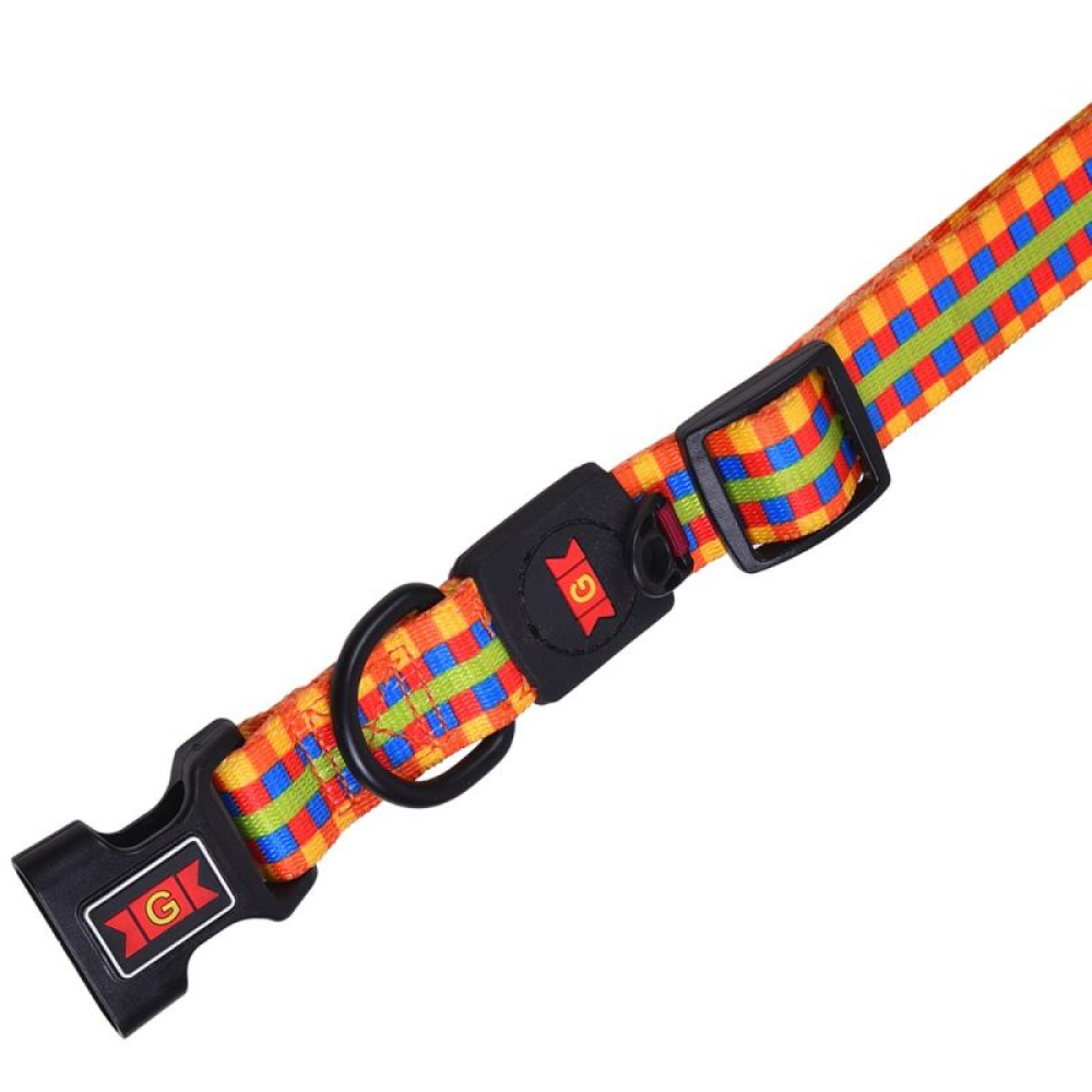 Glenands Check Printed Collar for Dogs